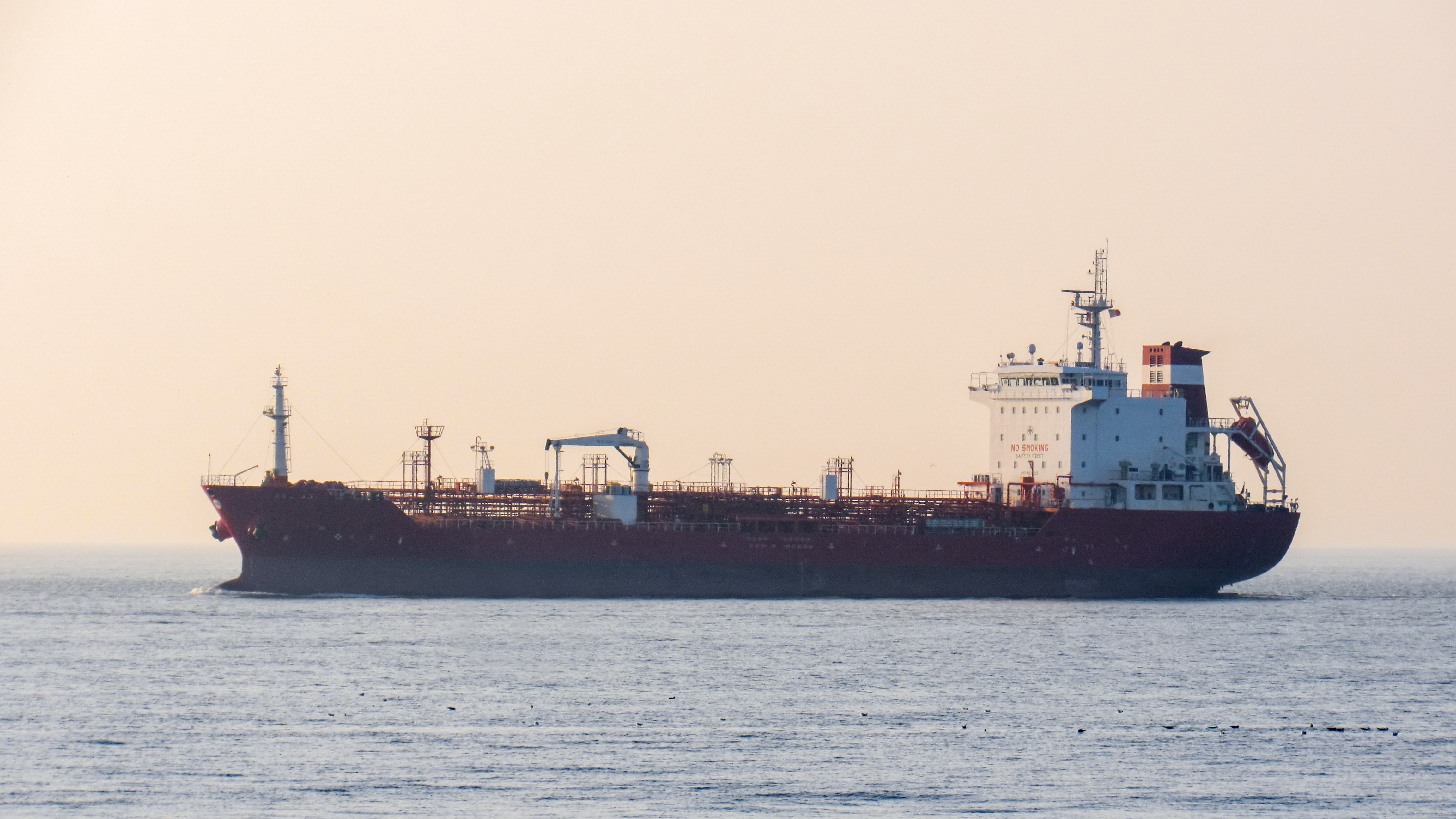 Tanker at sea